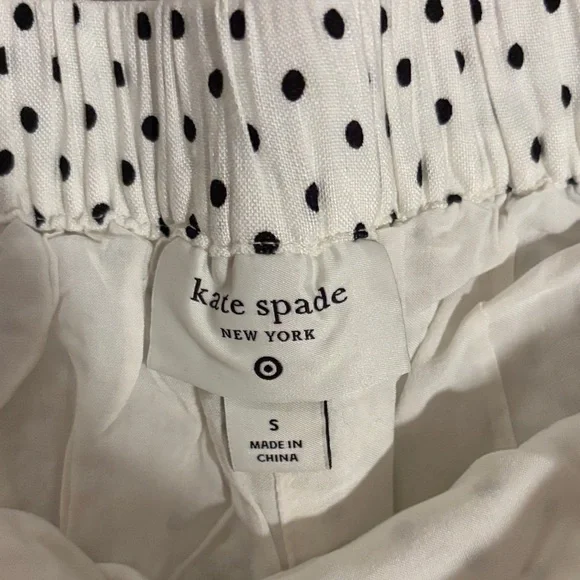 NWT kate spade White with Black Polka Dot Women's Shorts - Picture 3 of 6